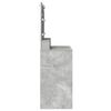 vidaXL Schminktisch Beton Grau 100 x 41 x 135 cm Holzwerkstoff