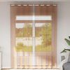 vidaXL Voile Vorh&auml;nge mit &Ouml;sen 2 Stk. Terrakotta