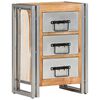 vidaXL Schubladenschrank 40x30x60 cm Altholz Massiv
