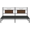 vidaXL Bettgestell ohne Matratze Braun Eichen-Optik 183x213 cm