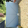 vidaXL Faltbarer Terrassen-Seitenf&auml;cher Grau 400&times;200 cm