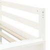 vidaXL Kinderhochbett mit Turm Wei&szlig; & Schwarz 90x200 cm Kiefernholz