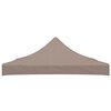 vidaXL Partyzelt-Dach 3x3 m Taupe 270 g/m²