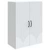 vidaXL Wandschrank Wei&szlig; 66 x 34,5 x 90 cm Holzwerkstoff