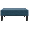 vidaXL Schlafsofa 2-Sitzer mit Fu&szlig;hocker Blau Samt