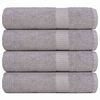 vidaXL Handt&uuml;cher FROGN 4 Stk. Grau 50x100 cm 360 g/m&sup2;