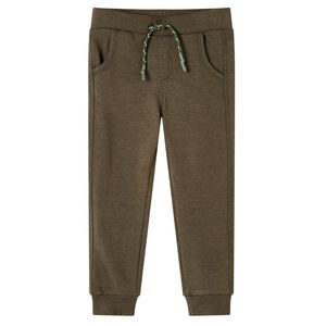 Kinder-Trainingshose Khaki Melange 128