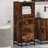 vidaXL Badschrank R&auml;uchereiche 35x37,5x100 cm Holzwerkstoff
