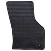 vidaXL Autofu&szlig;matte 4-tlg. Schwarz geeignet f&uuml;r Audi A3 2012-2020 Gummi