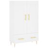 vidaXL Highboard Wei&szlig; 69,5x31x115 cm Holzwerkstoff