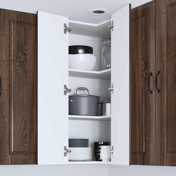vidaXL K&uuml;chenschrank Braun Eichen-Optik 57 x 57 x 100 cm Holzwerkstoff