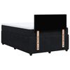 vidaXL Boxspringbett mit Matratze Schwarz 120x200 cm Samt