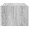 vidaXL TV-Schrank mit LED-Leuchten Grau Sonoma 100x35,5x25 cm