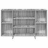 vidaXL Sideboard Grau Sonoma 120x30x75 cm Holzwerkstoff