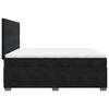 vidaXL Boxspringbett mit Matratze Schwarz 200x200 cm Samt
