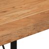 vidaXL Bartisch 110x55x107 cm Massivholz Akazie und Eisen