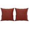 vidaXL 2-Sitzer-Sofa mit Kissen Weinrot 120 cm Kunstleder