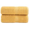 vidaXL Premium G&auml;stet&uuml;cher SOLUND 2 Stk. Gold 30x50 cm 600 g/m&sup2;