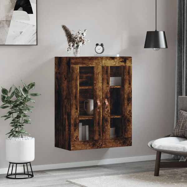 vidaXL Wandschrank R&auml;uchereiche 69,5x34x90 cm