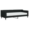 vidaXL Tagesbett mit Matratze Schwarz 80x200 cm Stoff