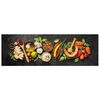 vidaXL K&uuml;chenteppich Waschbar Gew&uuml;rze 60x180 cm Samt
