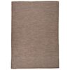 vidaXL Outdoor-Teppich Flachgewebe 160x230 cm Braun