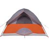 vidaXL Kuppel-Campingzelt 4 Personen Orange Wasserdicht