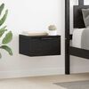 vidaXL Nachttisch 2 pcs Schwarz Eichen-Optik 34 x 30 x 20 cm
