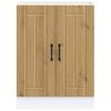 vidaXL Sp&uuml;lenunterschrank Lucca Artisan-Eiche Holzwerkstoff