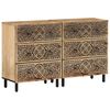 vidaXL Beistellschr&auml;nke 2 Stk. 60x33x75 cm Massivholz Mango