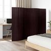 vidaXL Raumteiler Bambus Dunkelbraun Breite 250 cm H&ouml;he 165 cm