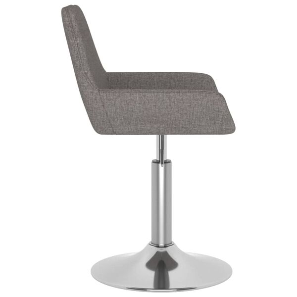 vidaXL Barhocker Dunkelgrau Stoff