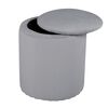 Venture Home Hocker Limpen 32x32x40 cm Kord Grau