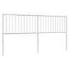 vidaXL Kopfteil Metall Wei&szlig; 180 cm