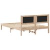 vidaXL Bettgestell mit gepolstertem Kopfteil Dunkelgrau 140 x 190 cm