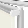 vidaXL Verdunkelungsrollo Cremewei&szlig; 165x130cm Stoffbreite 161,6cm