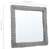 vidaXL Spiegel 60x60 cm Weide