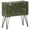vidaXL Aufbewahrungskiste Milit&auml;r-Stil 68x24x66 cm Eisen