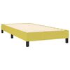 vidaXL Boxspringbett mit Matratze & LED Grün 80x200 cm Stoff