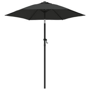 vidaXL Sonnenschirm Anthrazit 200 x 224 cm Aluminium
