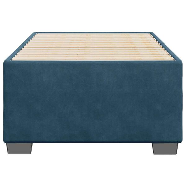 vidaXL Bettgestell Blau 80x200 cm Samt