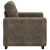 vidaXL | Sofa-Sessel | mit Kissen Dunkelgrau Kunstleder
