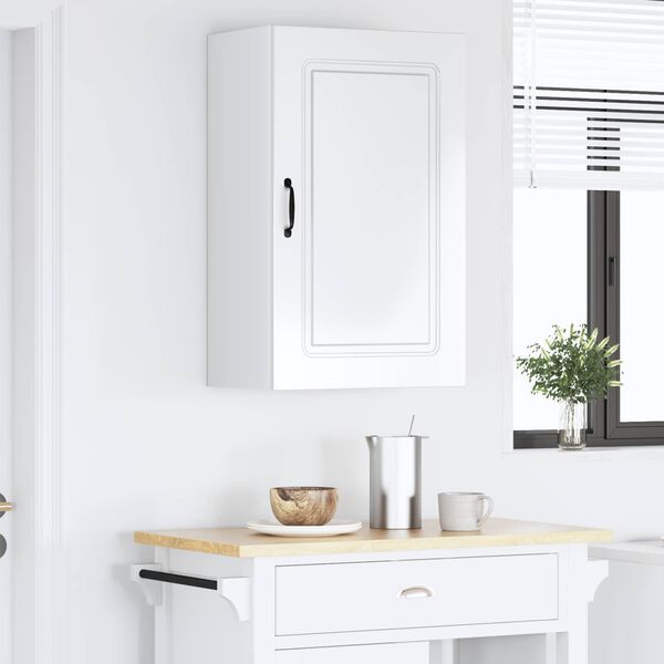 vidaXL K&uuml;chenschrank Kalmar Hochglanz Wei&szlig; 50 x 31 x 80 cm