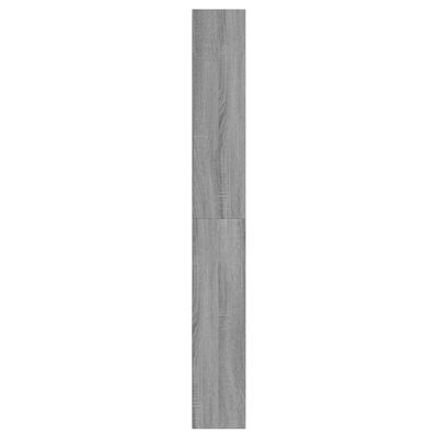vidaXL Schuhschrank Grau Sonoma 60x21x163,5 cm Holzwerkstoff