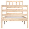 vidaXL Massivholzbett 75x190 cm