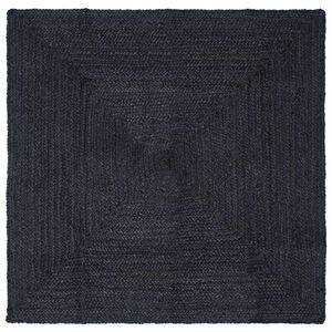 vidaXL Bereichsteppiche Quadratisch Dunkelgrau 300 x 300 cm Jute