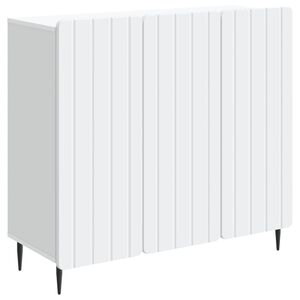 vidaXL Sideboard Wei&szlig; 89 x 34,5 x 82 cm Holzwerkstoff
