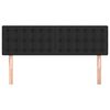 vidaXL Kopfteile Schwarz 144x5x78/88 cm Kunstleder