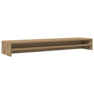 vidaXL Monitorst&auml;nder Artisan Oak 100x24x13 cm Holzwerkstoff