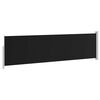 vidaXL Ausziehbare Seitenmarkise 140&times;500 cm Schwarz